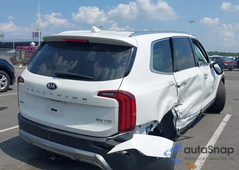 2020 Kia Telluride Sx z USA, uszkodzony, nr VIN 5XYP5DHC8LG021005
